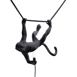 Image showing the Monkey Lamp, Ceiling, Black product.