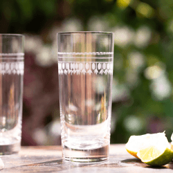 Image showing the Ovals Highball, Set of Four Glasses, 410ml product.