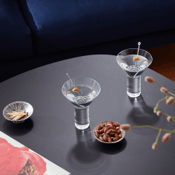 Image showing the Boris Set of 2 Cocktail Glasses, 250ml, Clear product.