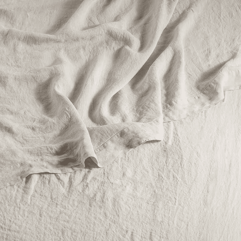 Linen Duvet Cover, Double, Clay