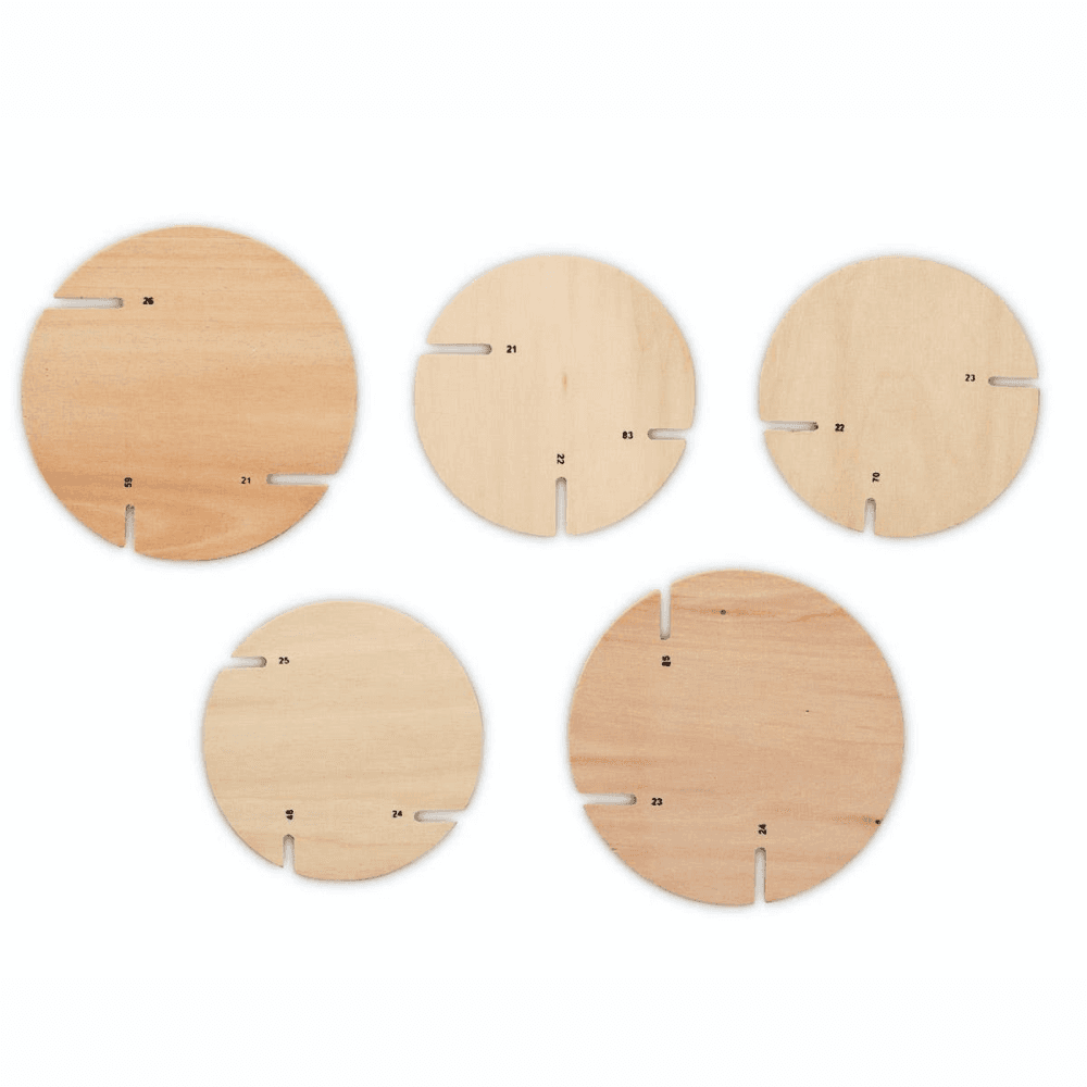 Bau Small Light Shade H44 x D57.5cm Natural, Natural