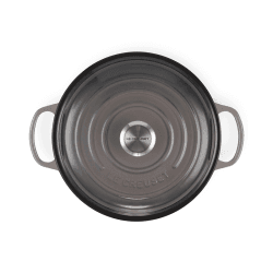Image showing the Signature Cast Iron Shallow casserole, 26cm - 2 litre, Flint product.