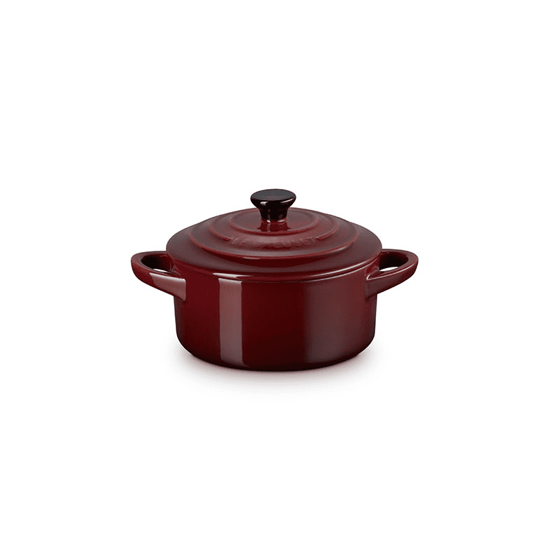 Stoneware Petite Round Casserole, 250ml, Garnet