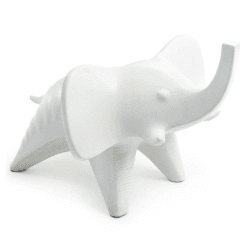 Image showing the Elephant Menagerie, 34cm, White product.