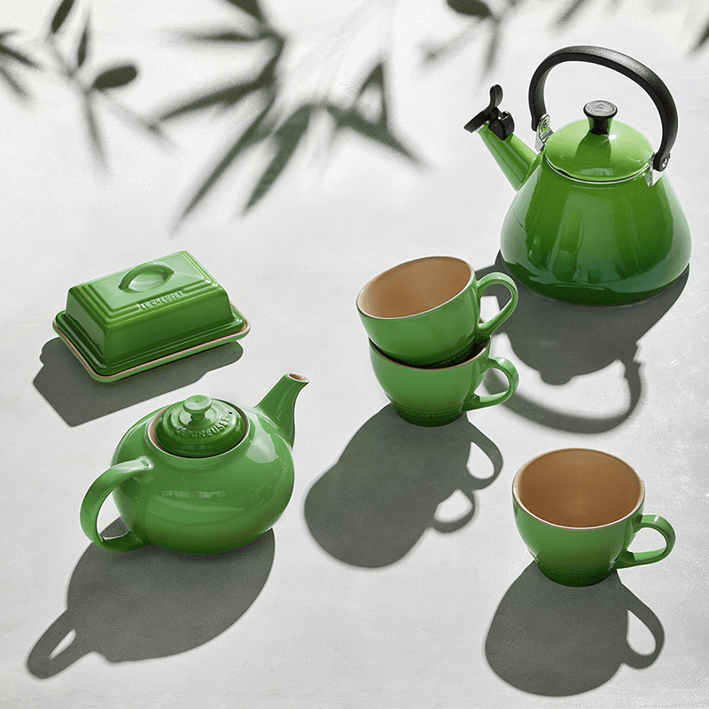 Stoneware Classic Teapot, 1.3L, Bamboo Green