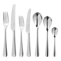 Image showing the Malvern Bright 7 piece cutlery set, stainless steel product.