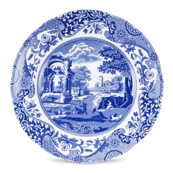 Image showing the Blue Italian Set of 4 plates, 20cm product.