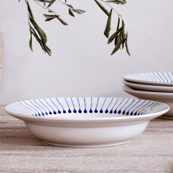 Image showing the Iba Pasta Bowl, D23cm, Indigo product.