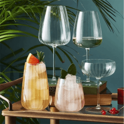Image showing the Optica Set of 4 Chardonnay Wine Glasses, 550ml, Clear product.