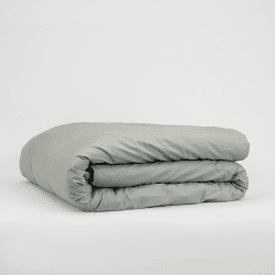 Image showing the The Original 300 Thread Count Sateen Duvet Cover, King, Sage Green product.