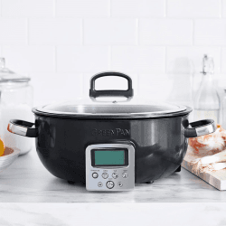 Image showing the Non-Stick Multicooker, 5.6L, Black product.
