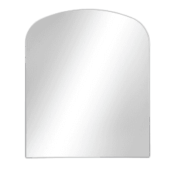 Image showing the Chiltern Fine Metal Mantle Mirror, White product.