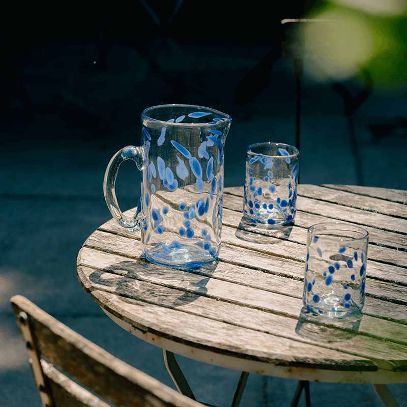 Azul Set of 4 Tumblers, 350ml, Blue