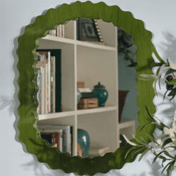 Image showing the Talasa Mirror, H56cm x W46cm, Spruce product.