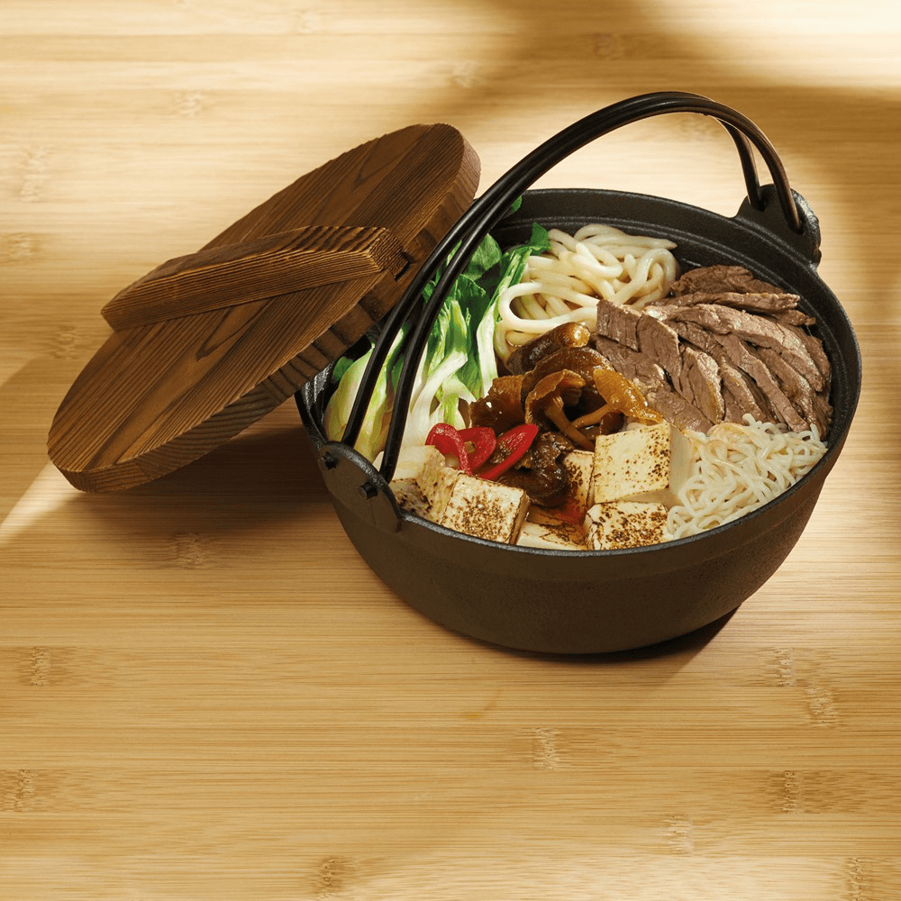 World of Flavours - Oriental Cast iron cooking pot, H10 x W21 x L21cm