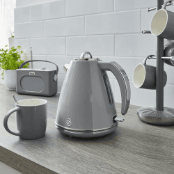 Image showing the Retro Jug Kettle, 1.5L, Grey product.