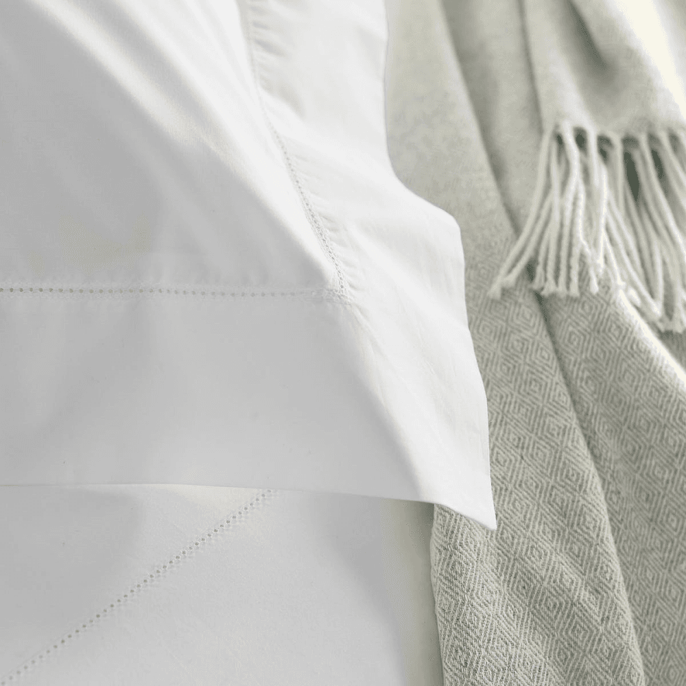 Pimlico - 720 Thread Count Egyptian Cotton Square oxford pillowcase, 65 x 65cm, White