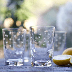 Image showing the Stars Set of 6 tumblers, 210ml, Crystal product.