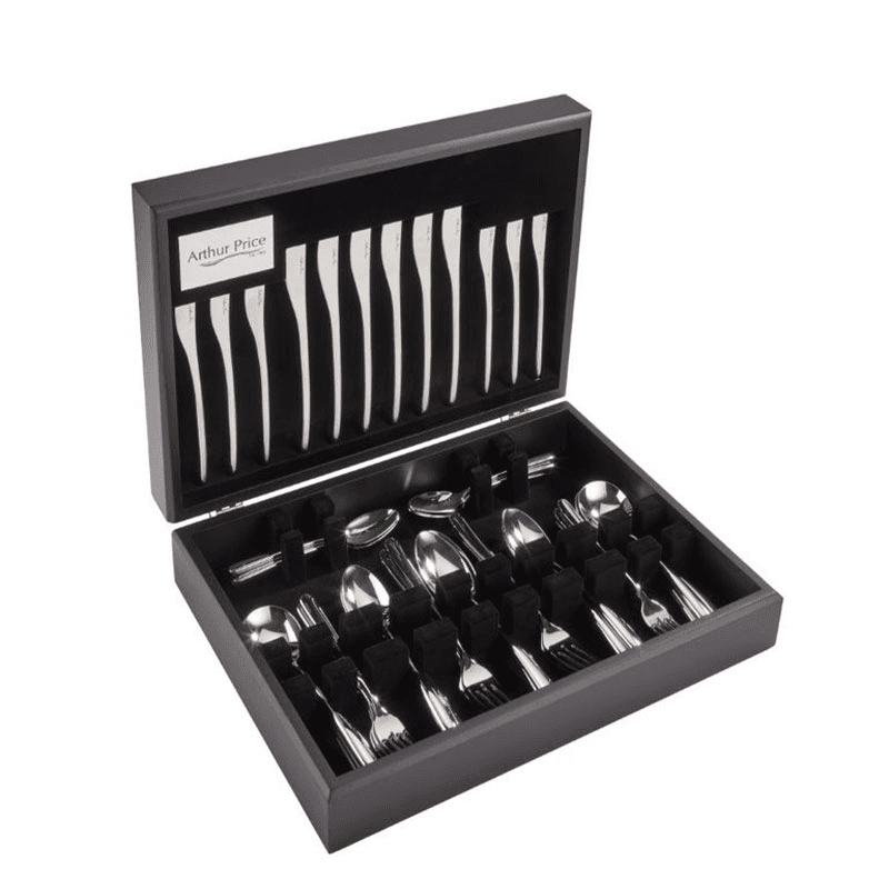 Signature Echo 44 Piece 6 Person Cutlery Canteen, Stainless Steel