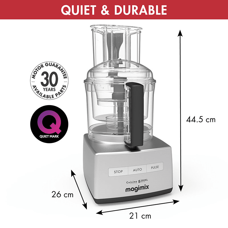 5200 XL Premium Food Processor 18714, 3.6L, Satin