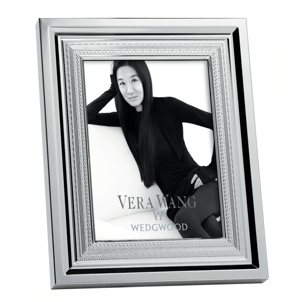 With Love Photo Frame, 5 x 7", Silver Plate