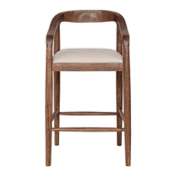 Image showing the Anbu Acacia  Counter Chair, Washed Walnut product.