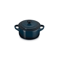 Image showing the Stoneware Petite Round Casserole, 10cm, Nuit product.