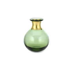 Image showing the Miza Vase, H11cm, Green product.