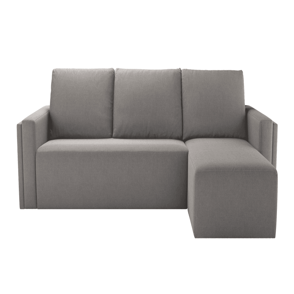 Oswald Left Hand Facing Module Sofa, Pigeon Grey