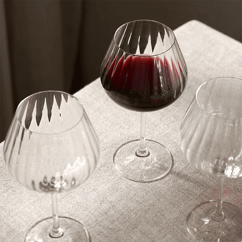 Skye Optic Set of 4 Balloon Glasses, Clear