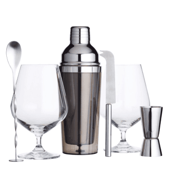 Image showing the Gin Cocktail Gift Set, Stainless Steel product.