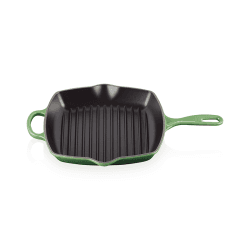 Image showing the Signature Cast Iron Square Grillit, 26cm, Bamboo product.
