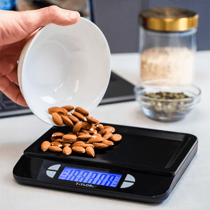 Dual USB Rechargeable Digital Scale, 5KG, Black