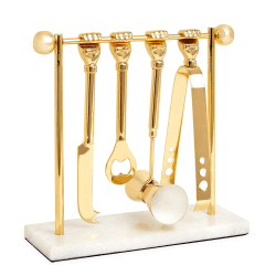 Image showing the Muse Barbell Bar Set, Gold product.