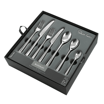 Image showing the Blockley 42 Piece Cutlery Set, Stainless Steel product.