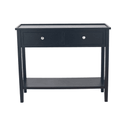 Image showing the Chelmsford Console Table, Satin Black product.