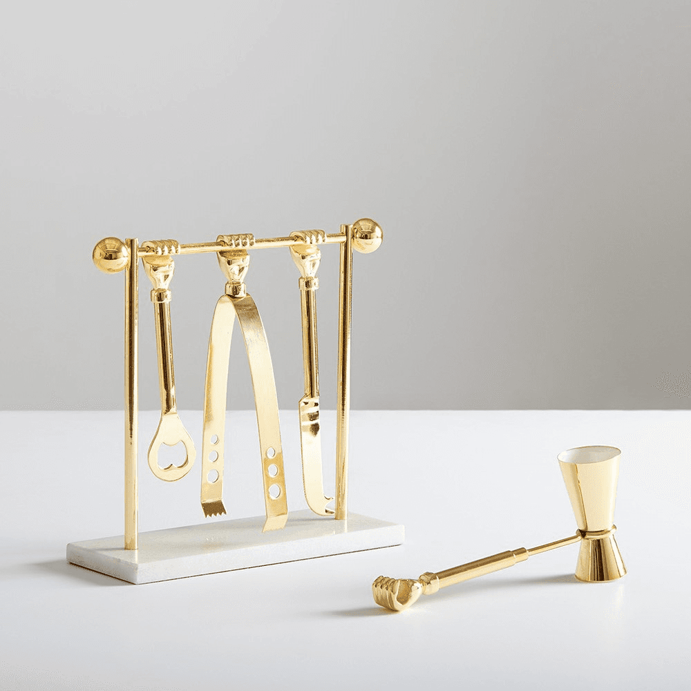 Muse Barbell Bar Set, Gold