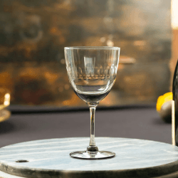 Image showing the Lens Set of 4 Wine Glasses, 250ml, Smoky product.