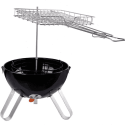 Image showing the Ranger V4 Charcoal BBQ Smoker, 37cm, Black product.