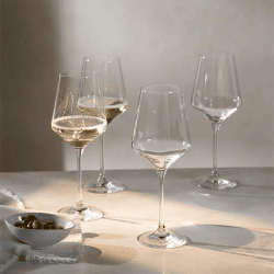 Image showing the Pimlico Set of 4 White Wine Glasses, Clear product.
