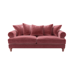 Image showing the Teddy Three Seater Sofa, Dusty Rose product.