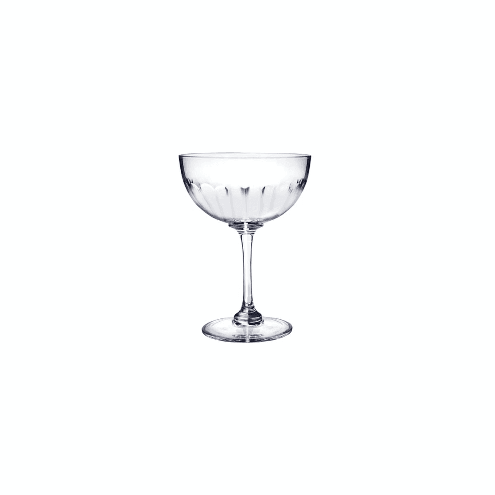 Lens Set of 6 champagne glasses, 150ml, Crystal