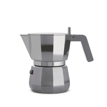 Image showing the Moka 3 Cup Espresso Maker, H15.5cm, Silver product.