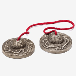 Image showing the Medium Om Tingsha Chimes product.