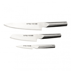 Image showing the Ukon 3 Piece Knife Set, Silver product.
