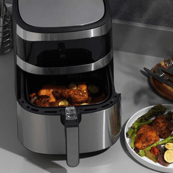 Image showing the XXL Hot Air Fryer, 8L, Black product.