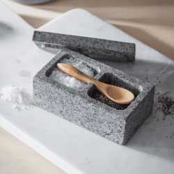 Image showing the Salt and Pepper Pinch Pot, Granite product.