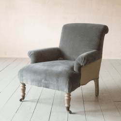Image showing the Bella Velvet Armchair product.