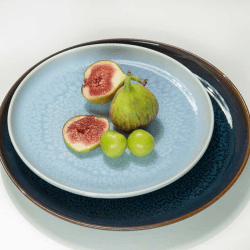 Image showing the Crafted Blueberry Salad Plate, D21cm, Blue product.