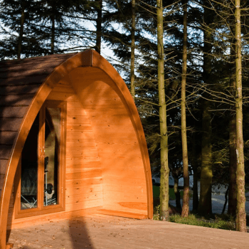 Image showing the One Night Eco Glamping Pod Break at the Quiet Site, Lake District product.